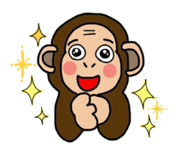 Monkeys sticker. I'm Monchi. sticker #8644454