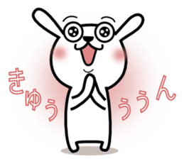 Cute rabbit 4st sticker #8644667