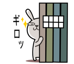 Cute rabbit 4st sticker #8644674