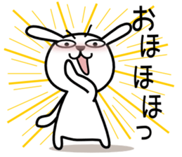 Cute rabbit 4st sticker #8644679