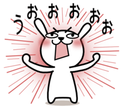 Cute rabbit 4st sticker #8644680