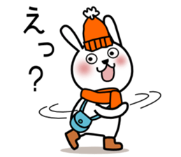 Cute rabbit 4st sticker #8644683