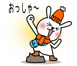 Cute rabbit 4st sticker #8644685