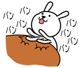 Cute rabbit 4st sticker #8644686