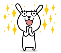 Cute rabbit 4st sticker #8644698