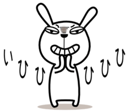 Cute rabbit 4st sticker #8644703