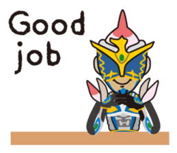 Japanese Hero Seafood Bastard Hokki-Guy sticker #8644870