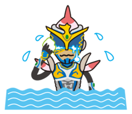 Japanese Hero Seafood Bastard Hokki-Guy sticker #8644879