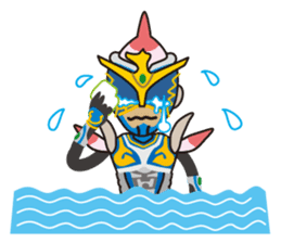 Japanese Hero Seafood Bastard Hokki-Guy sticker #8644879