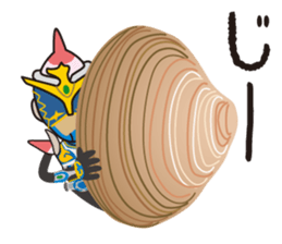 Japanese Hero Seafood Bastard Hokki-Guy sticker #8644882