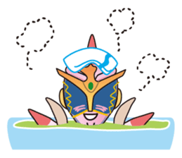 Japanese Hero Seafood Bastard Hokki-Guy sticker #8644894