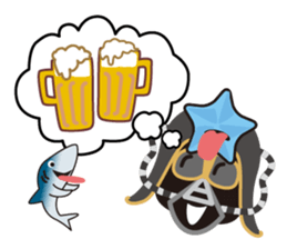 Japanese Hero Seafood Bastard Hokki-Guy sticker #8644895