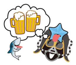 Japanese Hero Seafood Bastard Hokki-Guy sticker #8644895