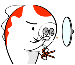 Fancy carp V.2 sticker #8644996