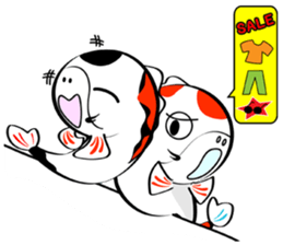 Fancy carp V.2 sticker #8645006