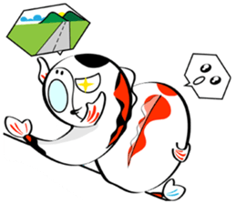 Fancy carp V.2 sticker #8645007