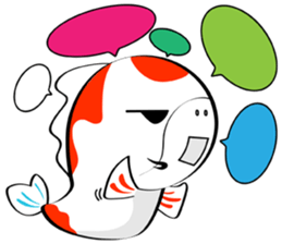 Fancy carp V.2 sticker #8645011