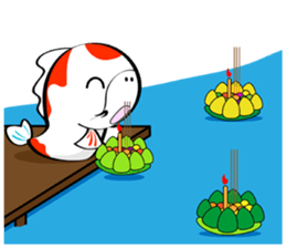 Fancy carp V.2 sticker #8645015