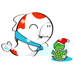 Fancy carp V.2 sticker #8645016