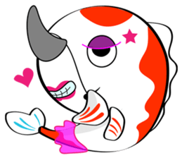 Fancy carp V.2 sticker #8645021