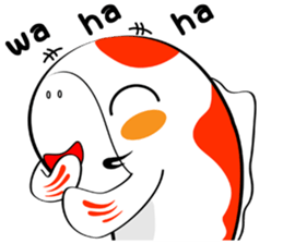 Fancy carp V.2 sticker #8645024