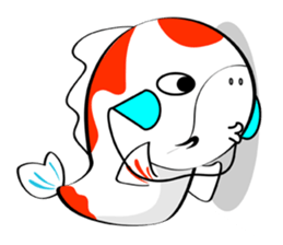 Fancy carp V.2 sticker #8645025