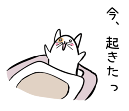 Hutoltutyoi cat tameguti Version1 sticker #8645090