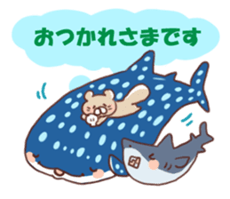 Shark &Whale shark &Talk sticker #8645600