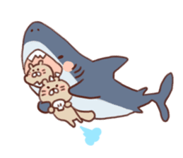 Shark &Whale shark &Talk sticker #8645623