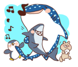 Shark &Whale shark &Talk sticker #8645625
