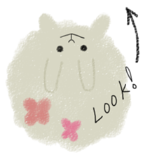crayon rabbits sticker #8645851