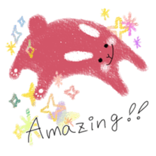 crayon rabbits sticker #8645862