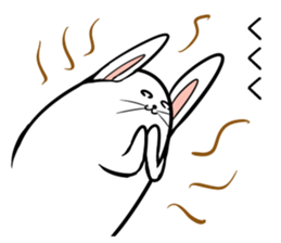 Hutoltutyoi rabbit uzakawaii Version1 sticker #8645914