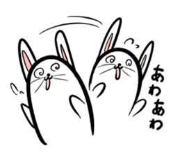 Hutoltutyoi rabbit uzakawaii Version1 sticker #8645922