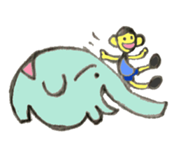 Good child elephant sticker #8646078