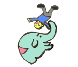 Good child elephant sticker #8646079