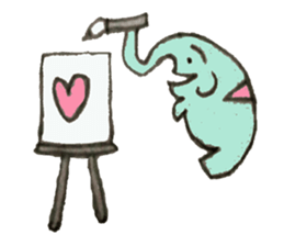 Good child elephant sticker #8646080