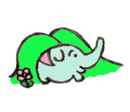 Good child elephant sticker #8646083