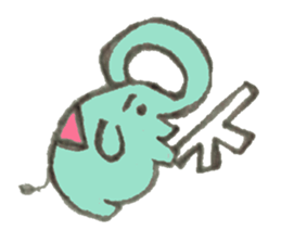 Good child elephant sticker #8646087