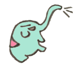 Good child elephant sticker #8646093