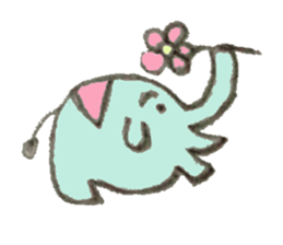 Good child elephant sticker #8646099