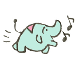 Good child elephant sticker #8646102