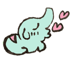 Good child elephant sticker #8646105