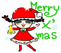 po piah pigtail girl sticker #8646323