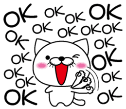 Too noisy cat Thai version sticker #8646668