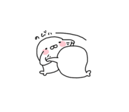 Cute seal as rice cake sticker #8646847