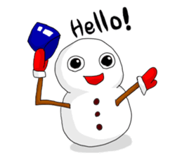 Emotions of Cool Snowman sticker #8646946