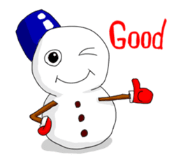 Emotions of Cool Snowman sticker #8646947