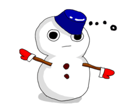 Emotions of Cool Snowman sticker #8646953