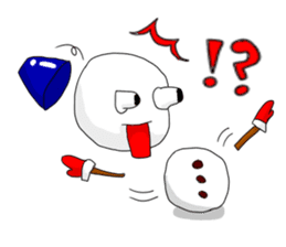 Emotions of Cool Snowman sticker #8646957